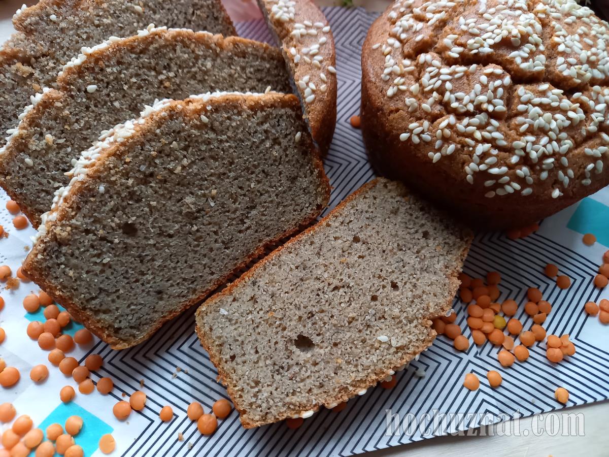 фото чечевичного хлеба